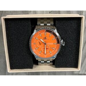 Adee Kaye AMALFI Collection mens watch AK7270-MORBK NEW W/ BOX MSRP $349.00 Gift